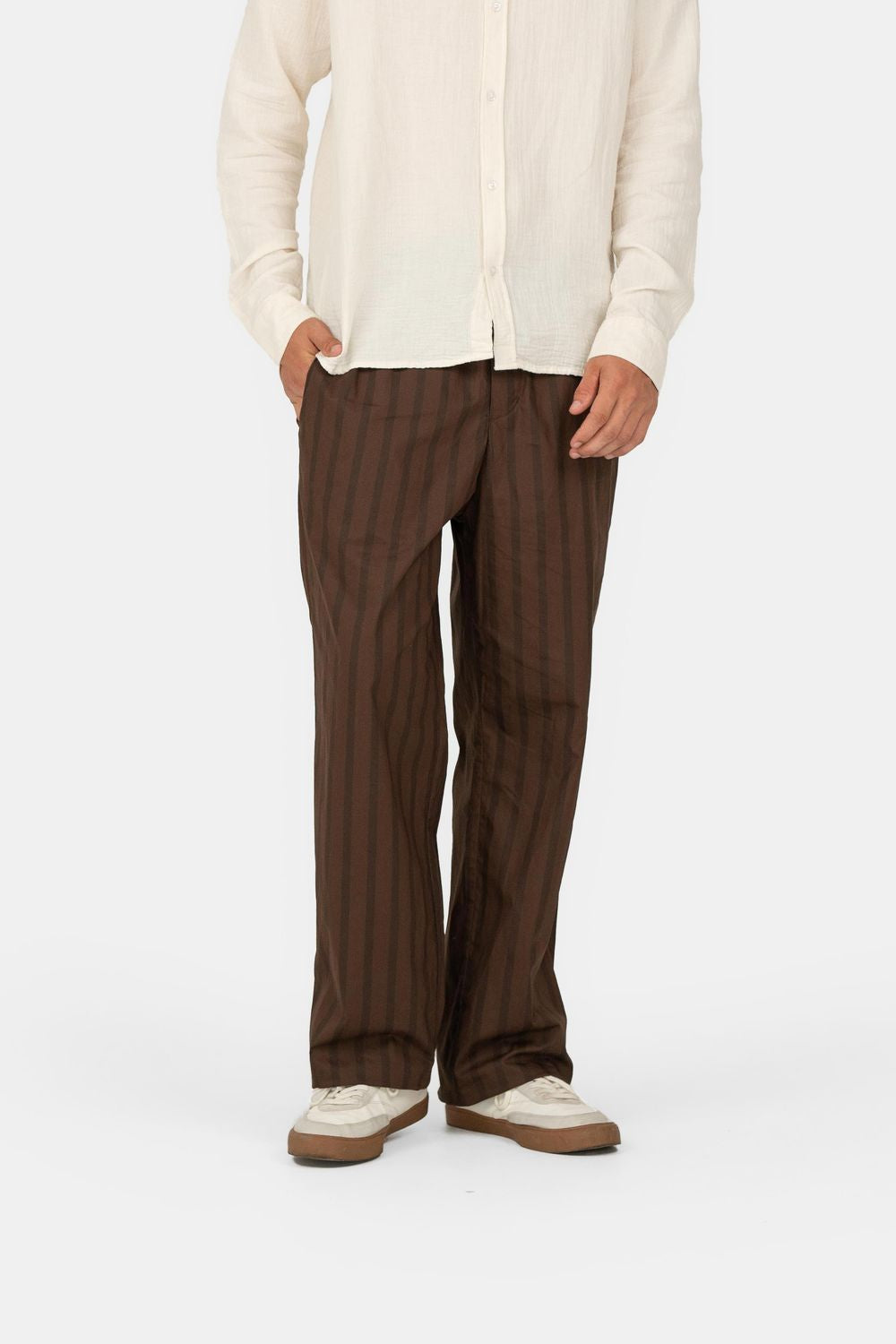 Pyjamas Pants Brun stribet | Skagen-clothing.dk